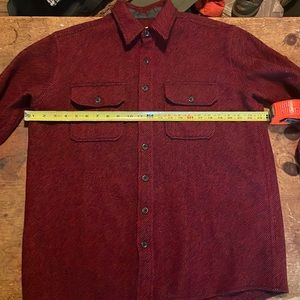 LL Bean Maine Guide  Wool Shirt Men’s Large Tall